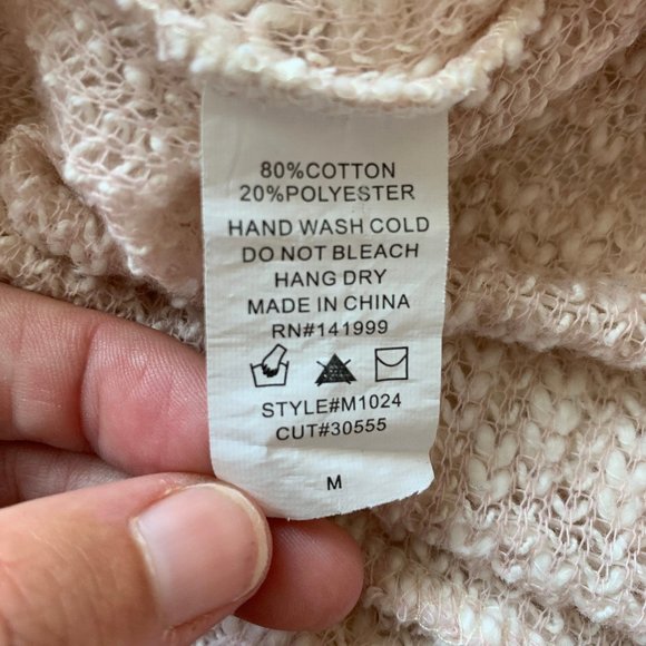 Kali Pink Sweater with Hood size M - Picture 8 of 8